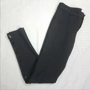 VINCE Side Zipper Leg, Dark Grey